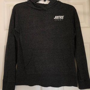 Justice Sport Dark Grey Hoodie